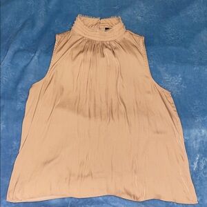 Worthington Tan Sleeveless Blouse